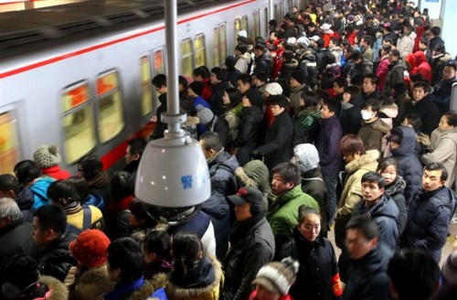 上海の地下鉄駅