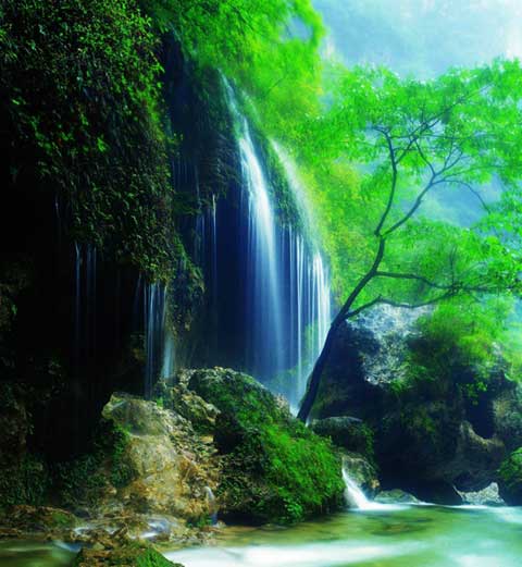 雲台山　潭瀑峡