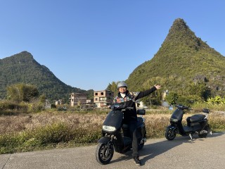陽朔サイクリング半日ツアー（電動自転車体験）
