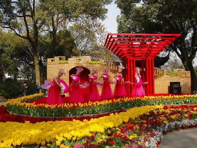 虎丘　花祭り